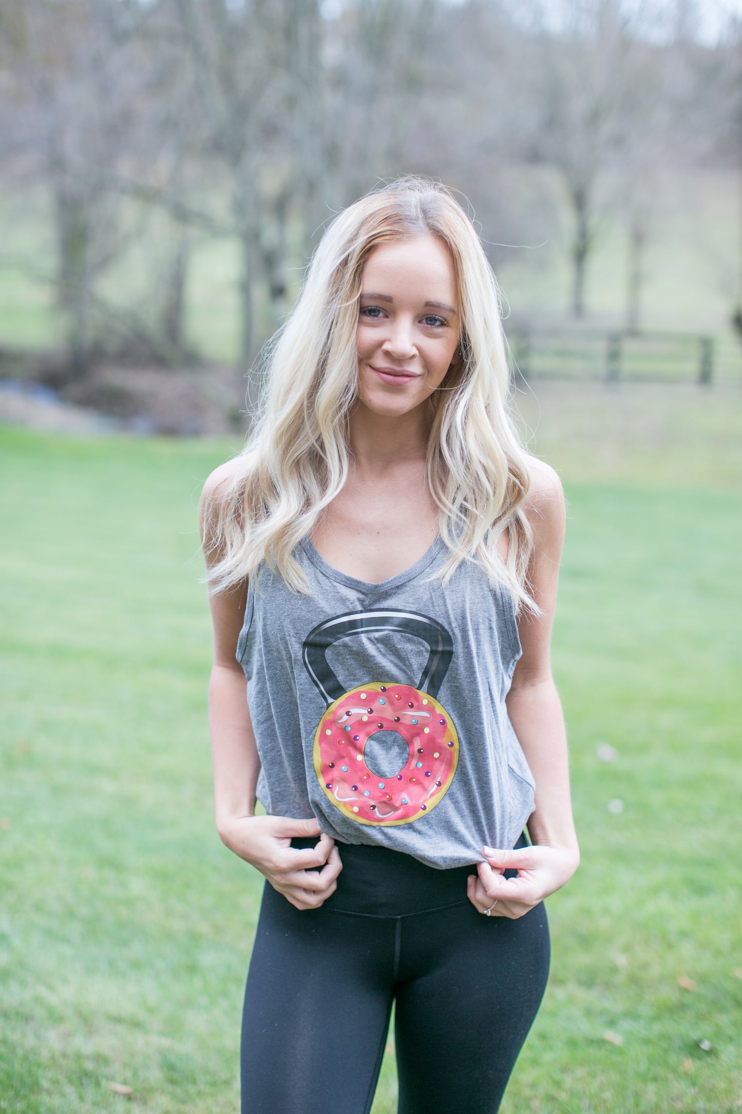 Donut Kettlebell Tank Top